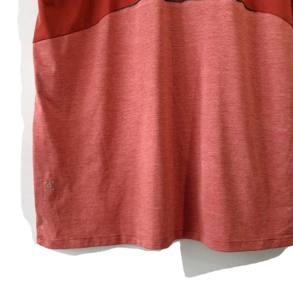 Lululemon Men’s Fast And Free Short Sleeve In Heathered Cayenne/Cayenne XL - Picture 5 of 5